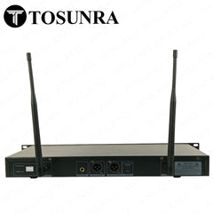 Tosunra by Winland Dual Channel High-Quality Professional Wireless VHF Microphone System TOS-MLX-2