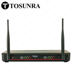 Tosunra by Winland Dual Channel High-Duty Professional UHF Wireless Microphone System TOS-BLX-288A