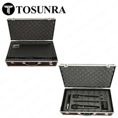 Tosunra by Winland 2-Channel High-Duty Professional UHF/VHF Wireless Microphone System TOS-ATX-800G