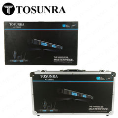 Tosunra by Winland 2-Channel High-Duty Professional UHF/VHF Wireless Microphone System TOS-ATX-800G