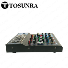 Tosunra by Winland 4-CH Professional Audio Mixer Stereo Live w/ BT USB & Digital Effects TOS-F4-BT
