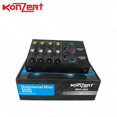 Konzert by Winland EM-80 Portable Multichannel Mixer 8 Channels