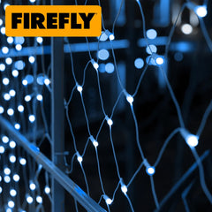Firefly by Winland Christmas Light Net Lights 200 LED (Warm White/White)