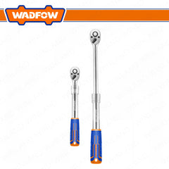 Wadfow by Winland 1/2inches 320-450mm Cr-V/Cr-Mo Extendable & Adjustable Ratchet Wrench WRW5212