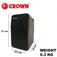 Crown by Winland 2.1 Channel Home Theater Speaker 28Watts With RCA, USB, SD, FM, BT HM-2834