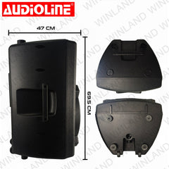 Audioline by Winland 15" High Power Active Speaker Box 2500W - PRX-3015A12-8