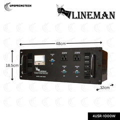 Lineman Rack Mountable AVR 1000W Automatic Voltage Regulator 220V