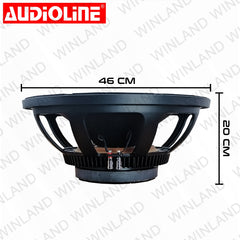 Audioline by Winland 18" HI-FI Insturmental Sub Woofer Speaker 2200W - AJH-186