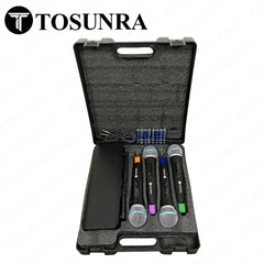 Tosunra by Winland 4-Channel High-Duty Professional UHF Wireless Microphone System TOS-BLX-488A