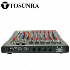 Tosunra by Winland 6 Mono-Channels Mixing Console Input Mixer with Digital Effects & USB TOS-DM609