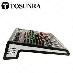 Tosunra by Winland 6-CH Professional Audio Mixer with BT, USB, MP3 Player & Digital Effects TOS-BL-6