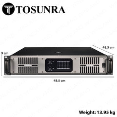 Tosunra by Winland 350W x 2 CH Powerful High-Current Professional Integrated Amplifier 8Ω TOS-BL-600