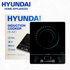 Hyundai by Winland Slim Induction Cooker 8 Preset Buttons with Black Crystal Plate 1800W (HI-A21)