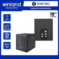 Tosunra by Winland 18inch Passive Speaker Box System Audio Sound (SOLD PER PIECE) 900W/8Ω TOS-LD-T18