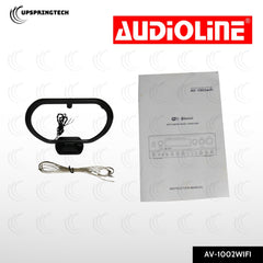 Audioline AV-1002WIFI Stereo Karaoke Amplifier AM/FM WiFi Bluetooth