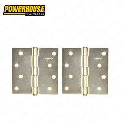 Powerhouse by Winland Loose Pin Hinges Brass Bisagra Satin Brass Finish 3.5 x 3.5 | 4.0 x 4.0