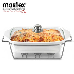Masflex By Winland 2.5L Rectangular Food Warmer with Stand-CX-71