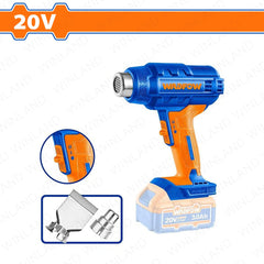 Wadfow by Winland P20S/20V 2PCS Combo Kit w/ Lithium-Ion Cordless Impact Wrench & Heat Gun WOS241091