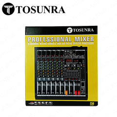 Tosunra by Winland 6-CH Professional Audio Mixer with BT, USB, MP3 Player & Digital Effects TOS-BL-6