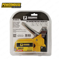 Powerhouse by Winland 3-in-1 Adjustable Force Staple Gun Heavy Duty PH-AFSG-31