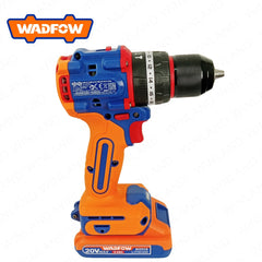 Wadfow by Winland P20S/20V Lithium-Ion Compact Brushless Cordless Impact Drill 62Nm WCDP6281 WAD-CT