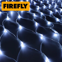 Firefly by Winland Christmas Light Net Lights 200 LED (Warm White/White)
