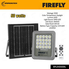 Firefly Basic Series Solar Floodlight – Models EFL51050DL / EFL51100DL / EFL51200DL / EFL51300DL