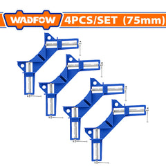 Wadfow by Winland 4pieces/Set Aluminum Alloy Heavy duty Miter Corner Clamp 75mm(3in) WACC4504 WAD-HT