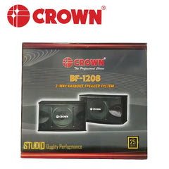 Crown by Winland 12inches Karaoke Speaker System 3-Way / 8 ohm 650W (2)PCS Per Order BF-1208