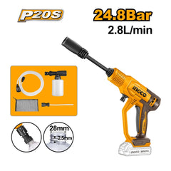 Ingco by Winland P20S/20V Lithium-Ion Cordless 4PCS Combo Kit COSLI250208 ING-CT