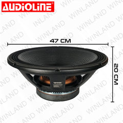 Audioline by Winland 18" Sub Woofer Speaker 2000W- ASP-R10018
