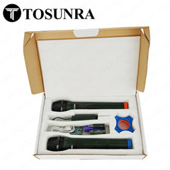 Tosunra by Winland High-Duty Metal Handle Professional UHF Wireless Microphone 3.5 Meters TOS-V602BK
