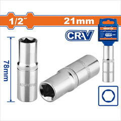 Wadfow by Winland 1/2-Inches Deep Hexagonal Socket 13 | 14 | 16 | 19 | 21 | 23 | 30 WAD-HT