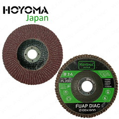 Hoyoma Japan by Winland Flap Sanding Disc Sand Disc for Angle Grinder Paint Removal, Metal Surface