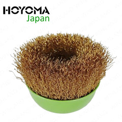 Hoyoma Japan by Winland Cup Brush Twisted Wire with Nut for Angle Grinder 75mm M10 X 1.5 HT-CB3C