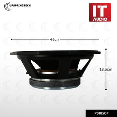 IT Professional Audio PD1850 18″ Subwoofer Speaker 1000W High-Power Deep Bass