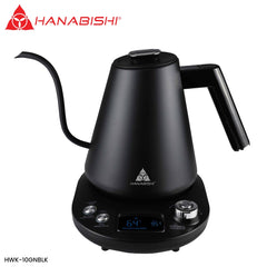 Hanabishi by Winland 1L Digital Goose Neck Electric Kettle w/ Display and Temperature Control 1000W