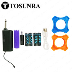 Tosunra by Winland High-Duty Metal Handle Professional UHF Wireless Microphone 3.5 Meters TOS-V602BK