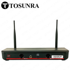 Tosunra by Winland Dual Channel High-Duty Professional UHF Wireless Microphone System TOS-BLX-288A
