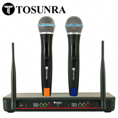 Tosunra by Winland Dual Channel High-Duty Professional UHF Wireless Microphone System TOS-BLX-288A