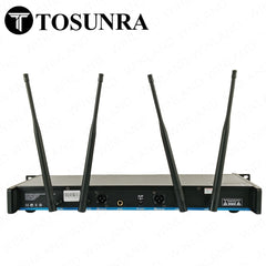 Tosunra by Winland 2-Channel High-Duty Professional UHF/VHF Wireless Microphone System TOS-ATX-800G