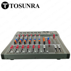 Tosunra by Winland 6 Mono-Channels Mixing Console Input Mixer with Digital Effects & USB TOS-DM609