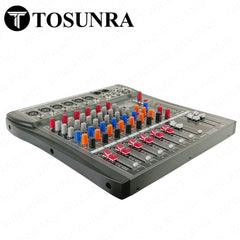 Tosunra by Winland 6 Mono-Channels Mixing Console Input Mixer with Digital Effects & USB TOS-DM609
