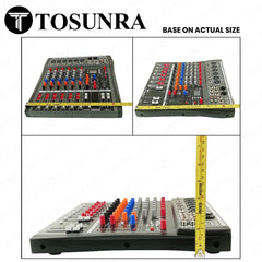 Tosunra by Winland 6 Mono-Channels Mixing Console Input Mixer with Digital Effects & USB TOS-DM609