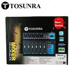 Tosunra by Winland 7-CH Professional Audio Mixer Stereo Live w/ BT, USB & Digital Effects TOS-F7-BT