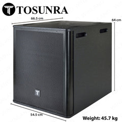 Tosunra by Winland 18inch Passive Speaker Box System Audio Sound (SOLD PER PIECE) 900W/8Ω TOS-LD-T18