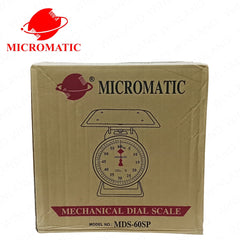 Micromatic by Winland Mechanical Double Spring Dial Scale Stainless Plate 60KG MDS-60SP