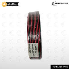 Pure Copper Speaker Wire #18 Red-Black 3×6mm OD Audio Cable Copperhead Roll