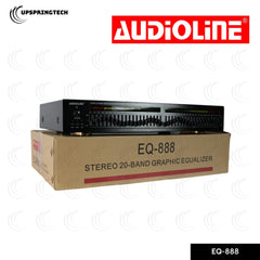 Audioline EQ-888 Stereo 20-Band Graphic Equalizer 220V Professional Audio EQ
