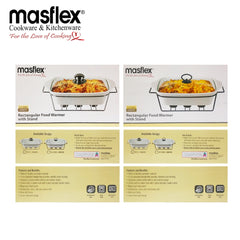 Masflex By Winland 2.5L Rectangular Food Warmer with Stand-CX-71